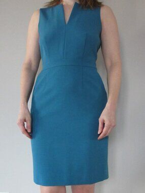 J. Crew Suiting Sleeveless Fitted Dress